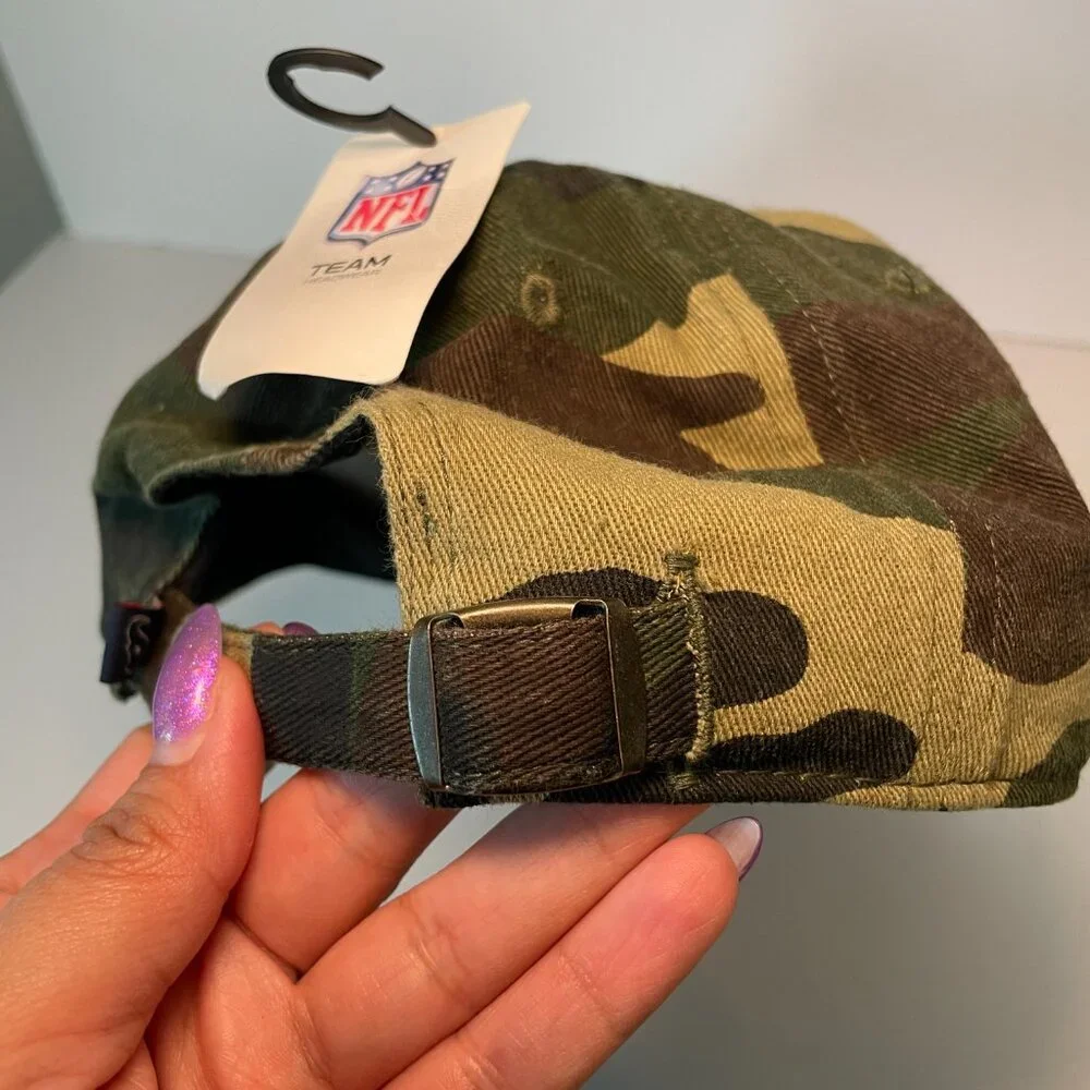 New NFL Houston Texans Camo Mens Adjustable Cap Hat